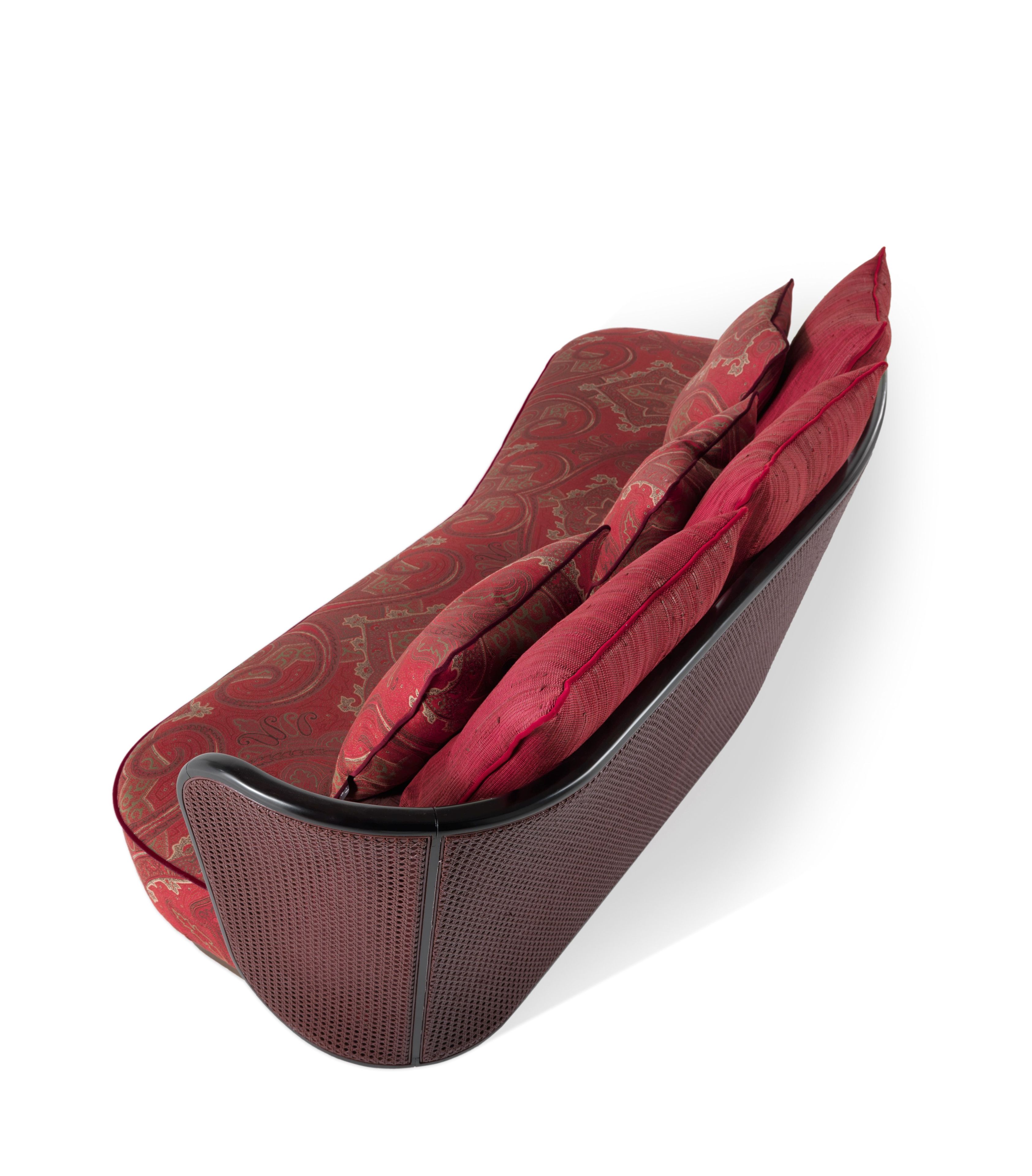 3-местный изогнутый тканевый диван ETRO Home Interiors Caral ARCH-00143545 - Вид №2