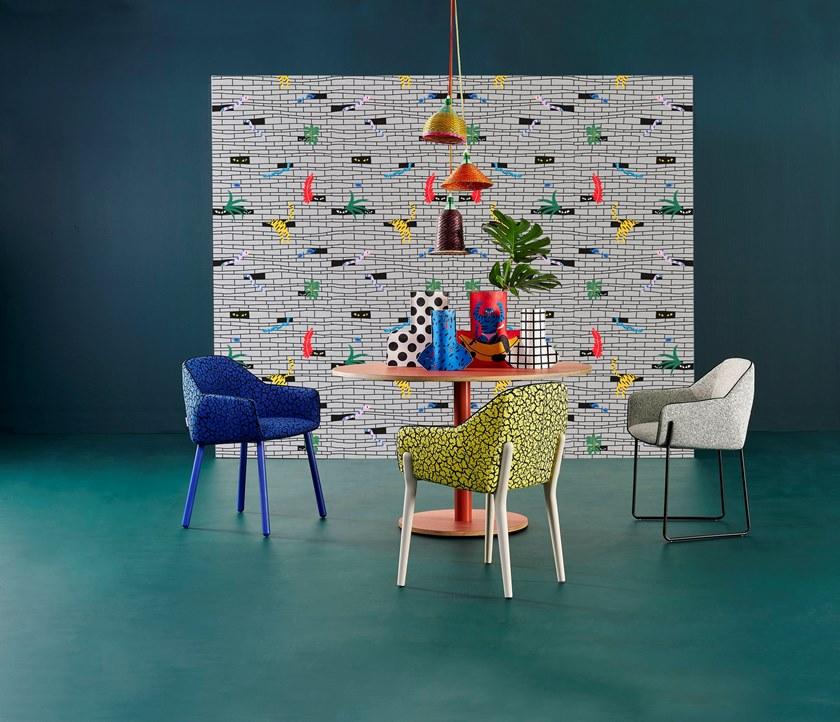 Sancal Стул с обивкой из ткани с подлокотниками Nido sun-id-1352788 - Вид №6