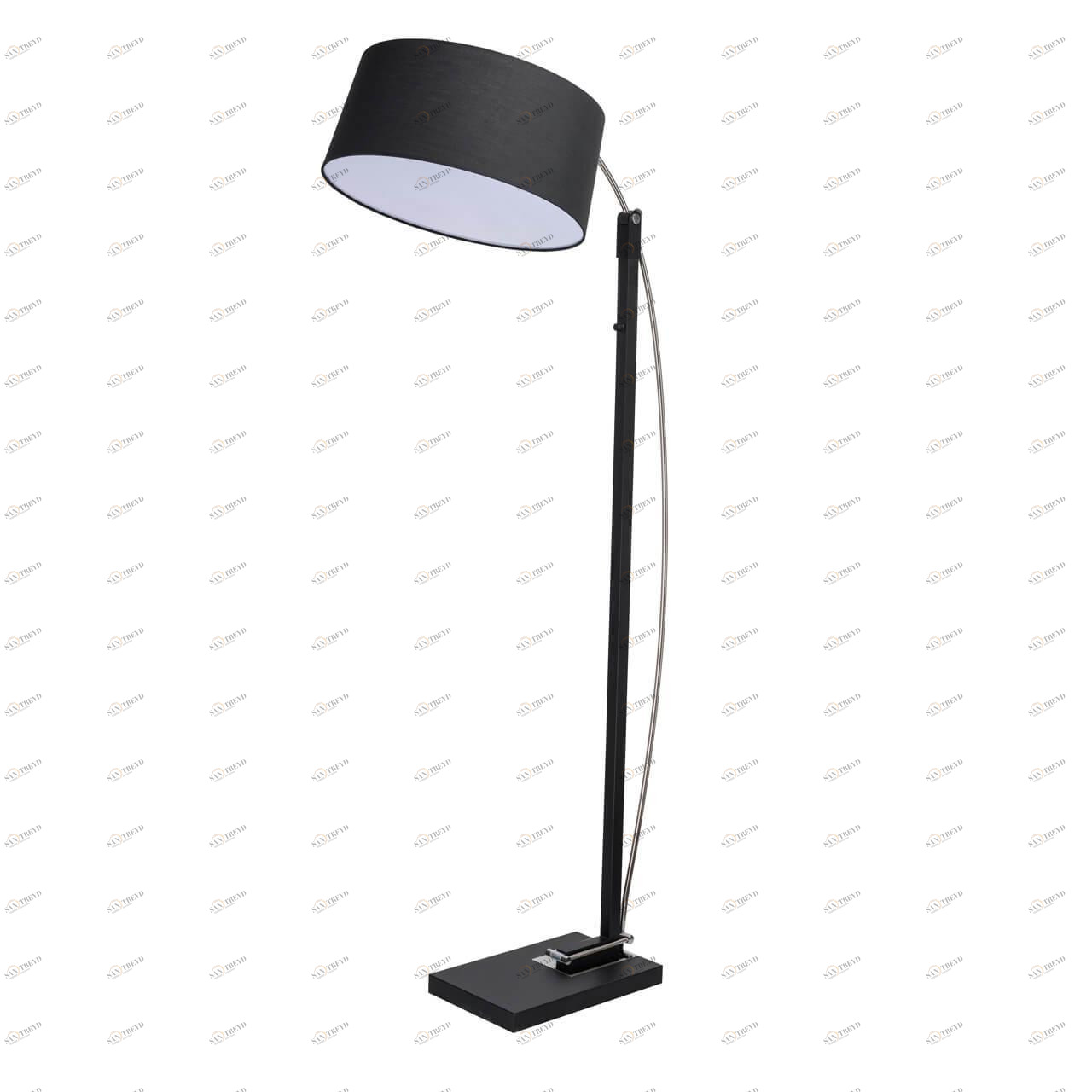 Торшер с абажуром 172х48,5 см черный De Markt Эдгар 408042603 DE MARKT ЭДГАР 00-3889281 Черный 