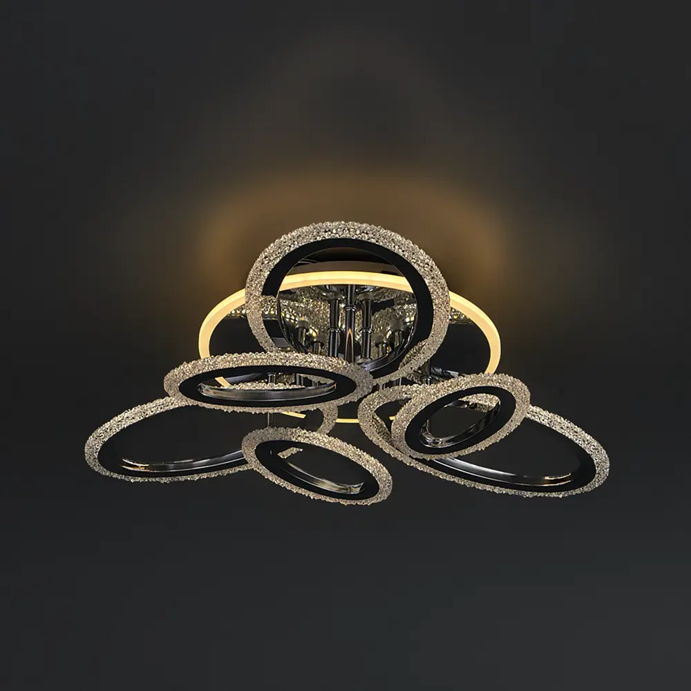 Люстра потолочная Jlight Lou 5644/150C LED цвет хром 84315609 STLM-2124141  - Вид №1