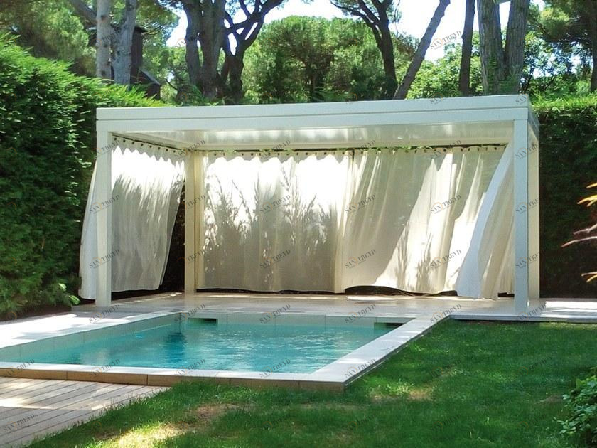 Sprech Самонесущая пергола из алюминия и пвх Q.box system sun-id-1506035