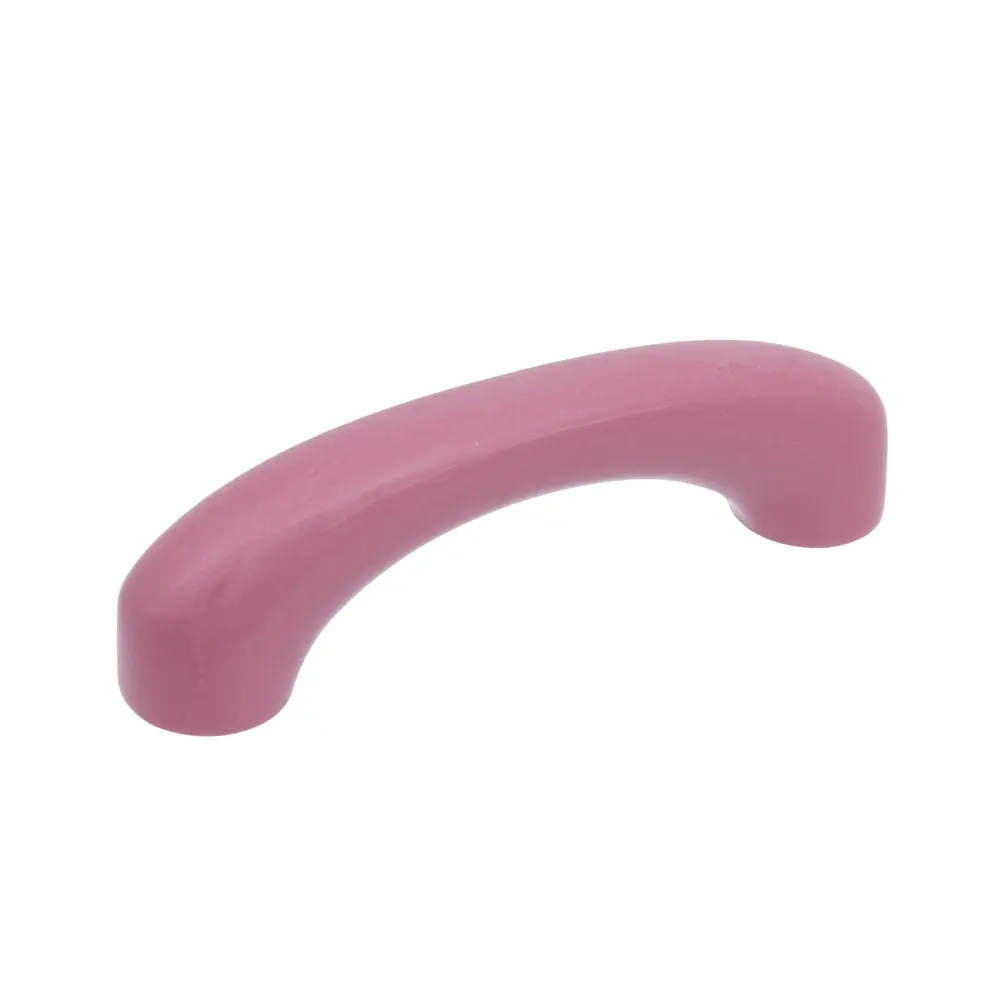 Мебельная ручка-скоба Porcellana ЦАМ 128 мм розовый PALLADIUM STLM-2075823