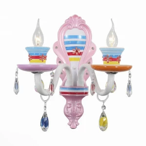 Бра настенное розовое ST Luce Ornato SL673.781.02 ST LUCE СВЕЧА 00-3931126 Розовый