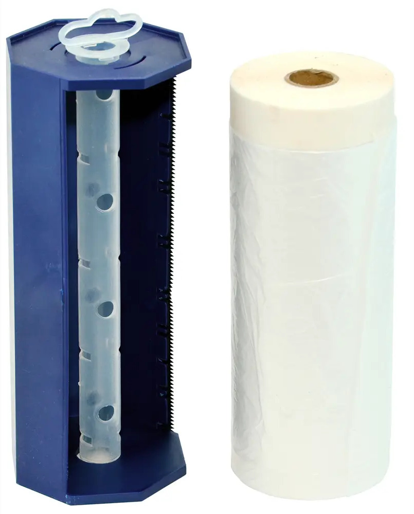 UNIBOB Укрывная плёнка с малярной лентой для защиты поверхностей 81959384