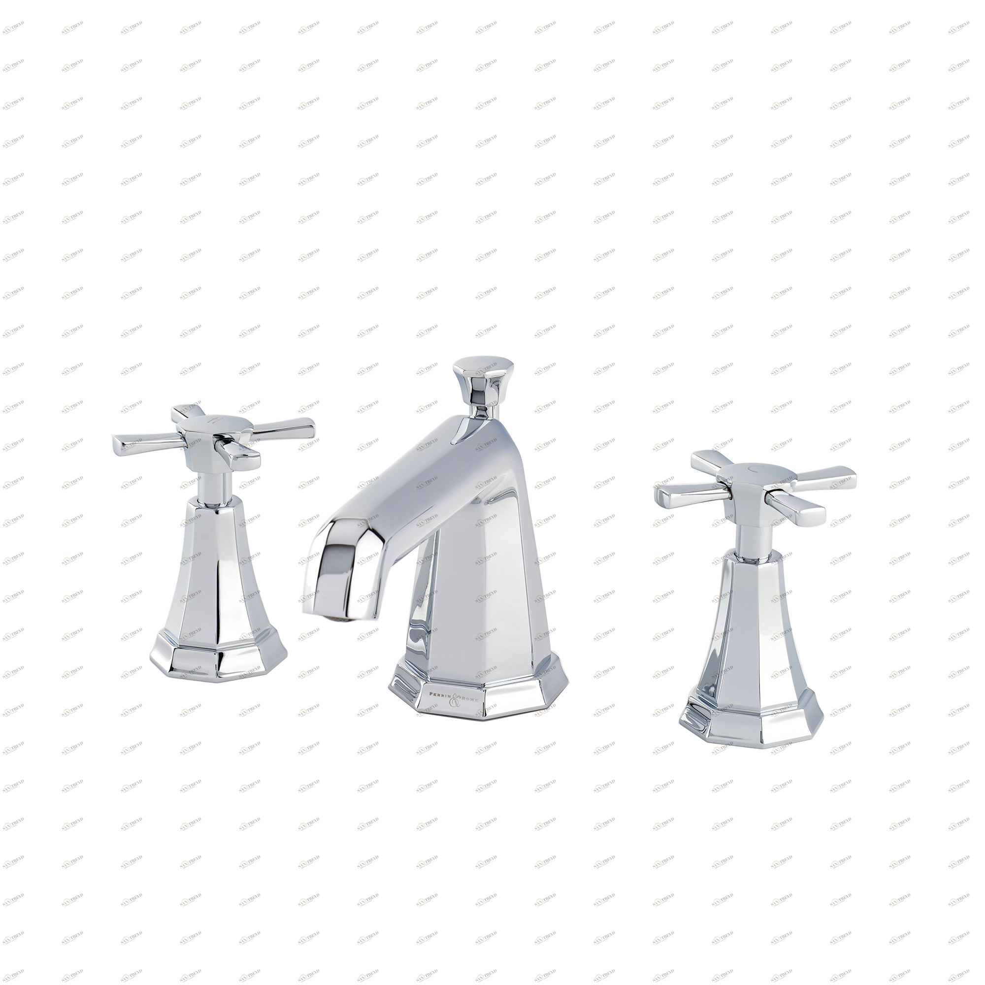 Traditional bathrooms Смеситель для умывальника ART DÉCO на 3 отверстия Pr3142/nk Art Deco