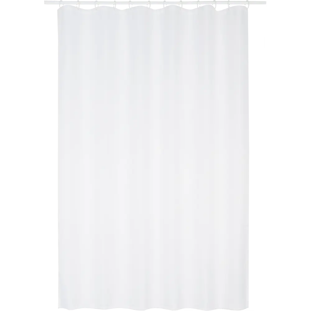 Штора для ванной Swensa Gala 180x200 см полиэстер цвет белый BSC-90 STLM-2211596 - Вид №1