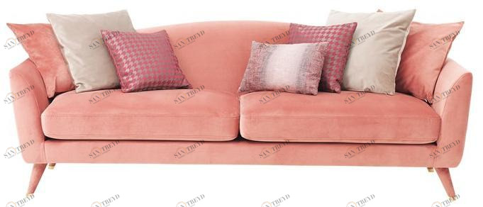 Enza Home 3-х местный тканевый диван Astoria sun-id-1515368