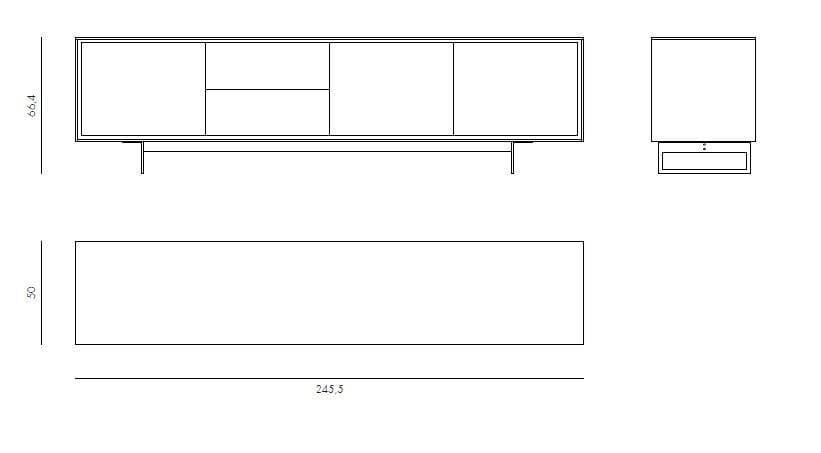 Шкаф с распашными дверцами с ящиками Novamobili ARCH-00136589 - Вид №5