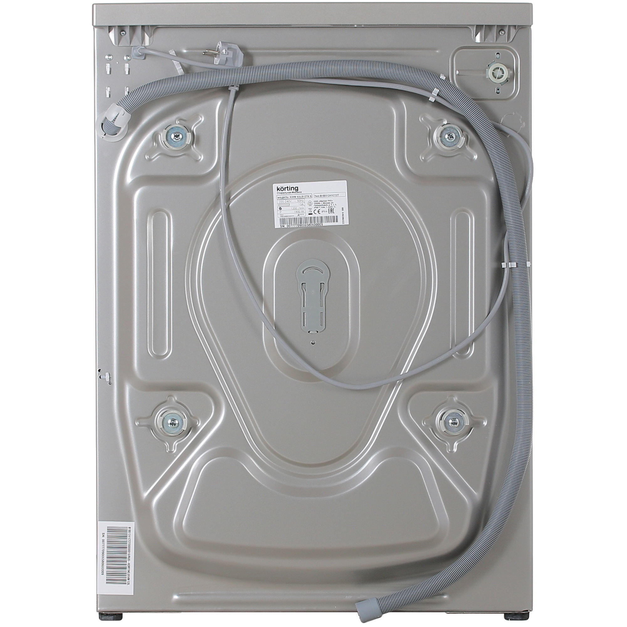 5355543 Стиральная машина Korting KWM 53LS1278 S серебристый STDN-0142456 - Вид №8