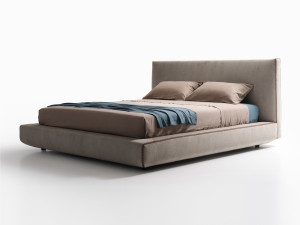 Кровать для хранения ткани с мягким изголовьем