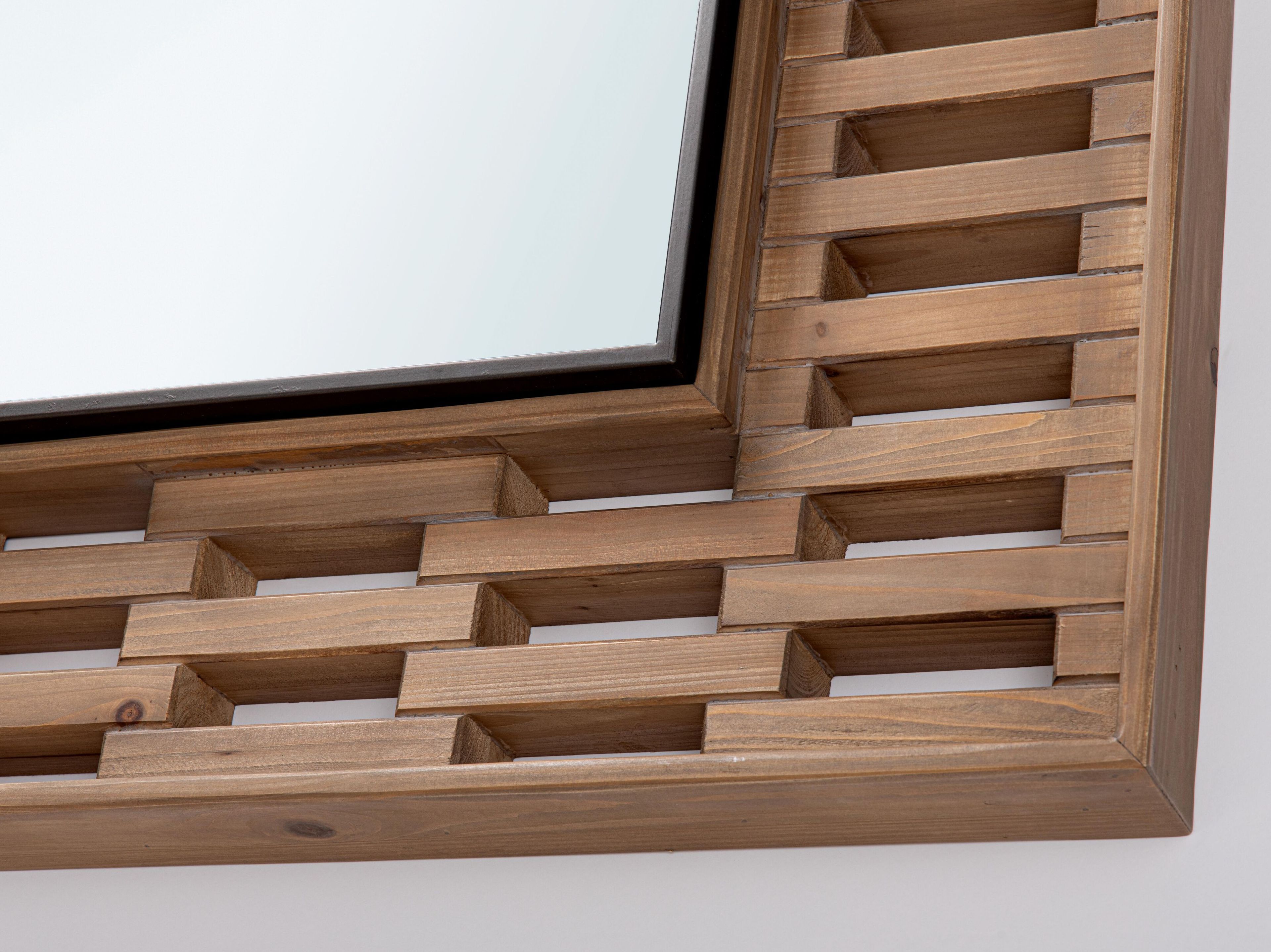 Прямоугольное зеркало из ели с рамой для стен BIZZOTTO CARDIN 108X186 ARCH-00075227 - Вид №1