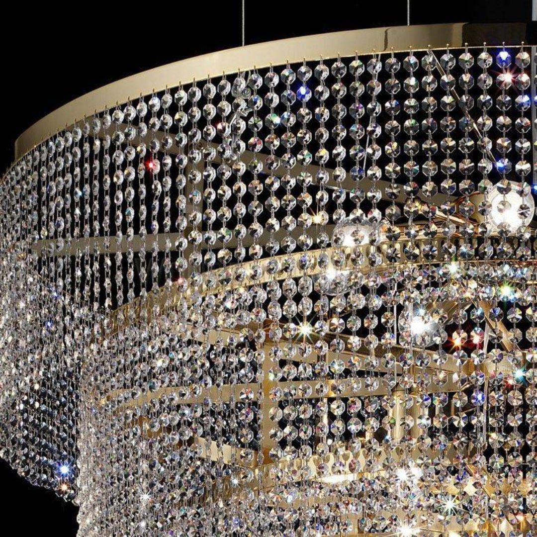 Masiero VE 845 16+1 G05 cut cryst. люстра подвесная 117442 - Вид №1