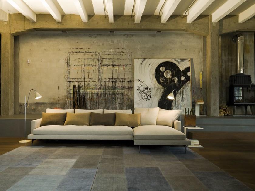 Verzelloni Секционный диван со съемным чехлом из ткани Larsen sun-id-1458754 - Вид №6