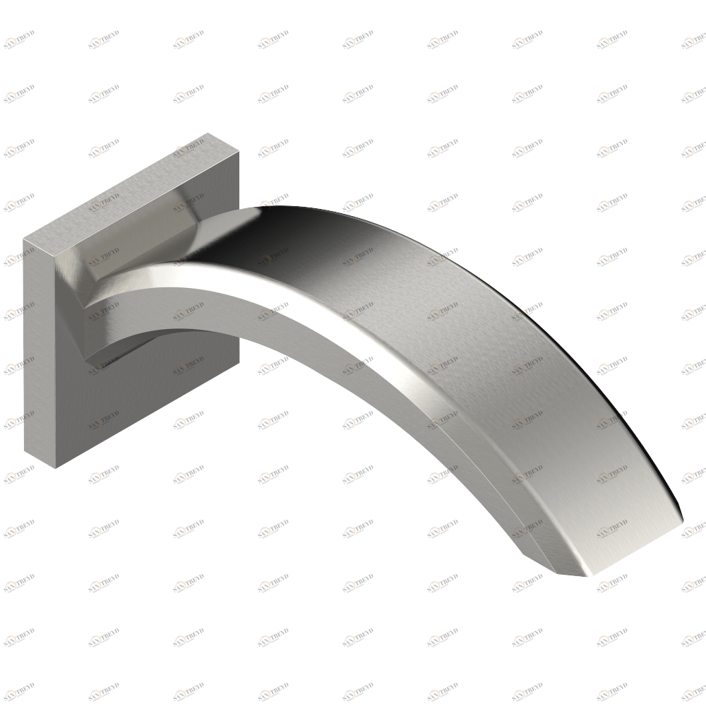 G79-22G Излив для ванны встраиваемый в стену - ГОЛИАФ Thg-paris Cubica Матовый никель G79 22G CAT.C