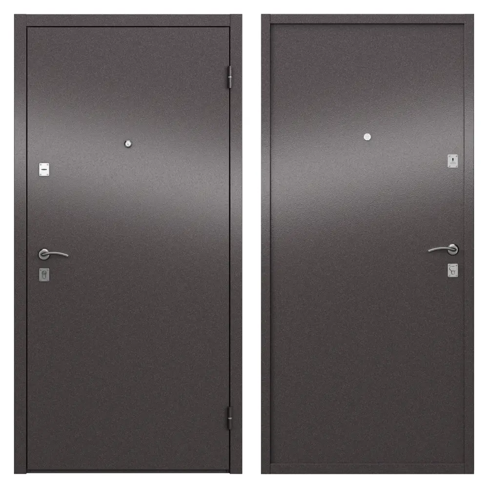 Дверь входная металлическая Стаф 950 мм правая цвет шоколад TOREX STLM-2080032