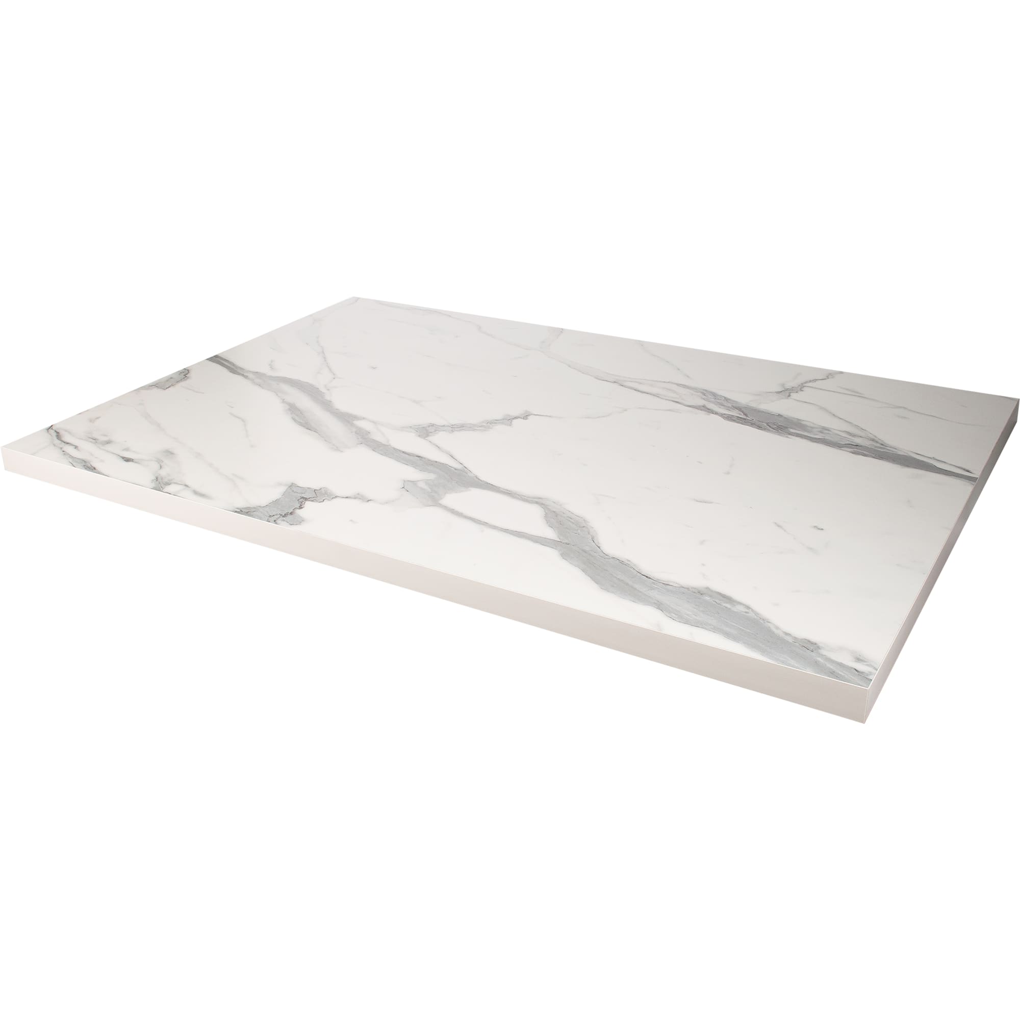 82235990 Столешница , 120х3.8х80 см, ЛДСП, цвет белый Маренго Santreyd  - Вид №4