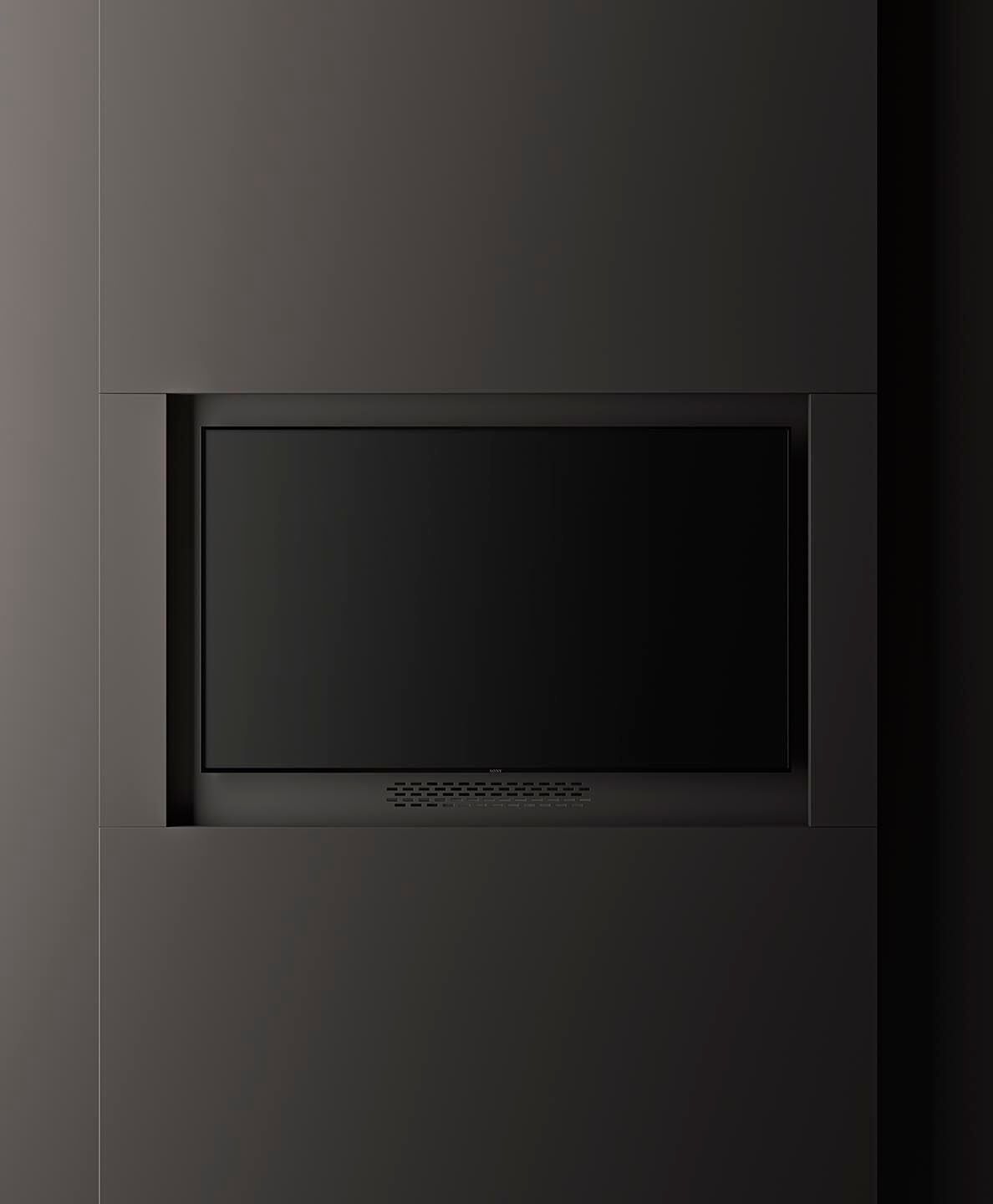 Шкаф с раздвижными дверями и встроенным телевизором Alf DaFrè покер ARCH-00070269 - Вид №1