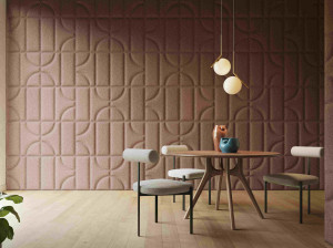 Рециркулированная акустическая панель из полиэфирного волокна