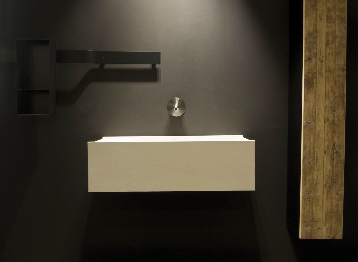 Прямоугольная бетонная подвесная раковина Moab Elledue ARCH-00132011 - Вид №7