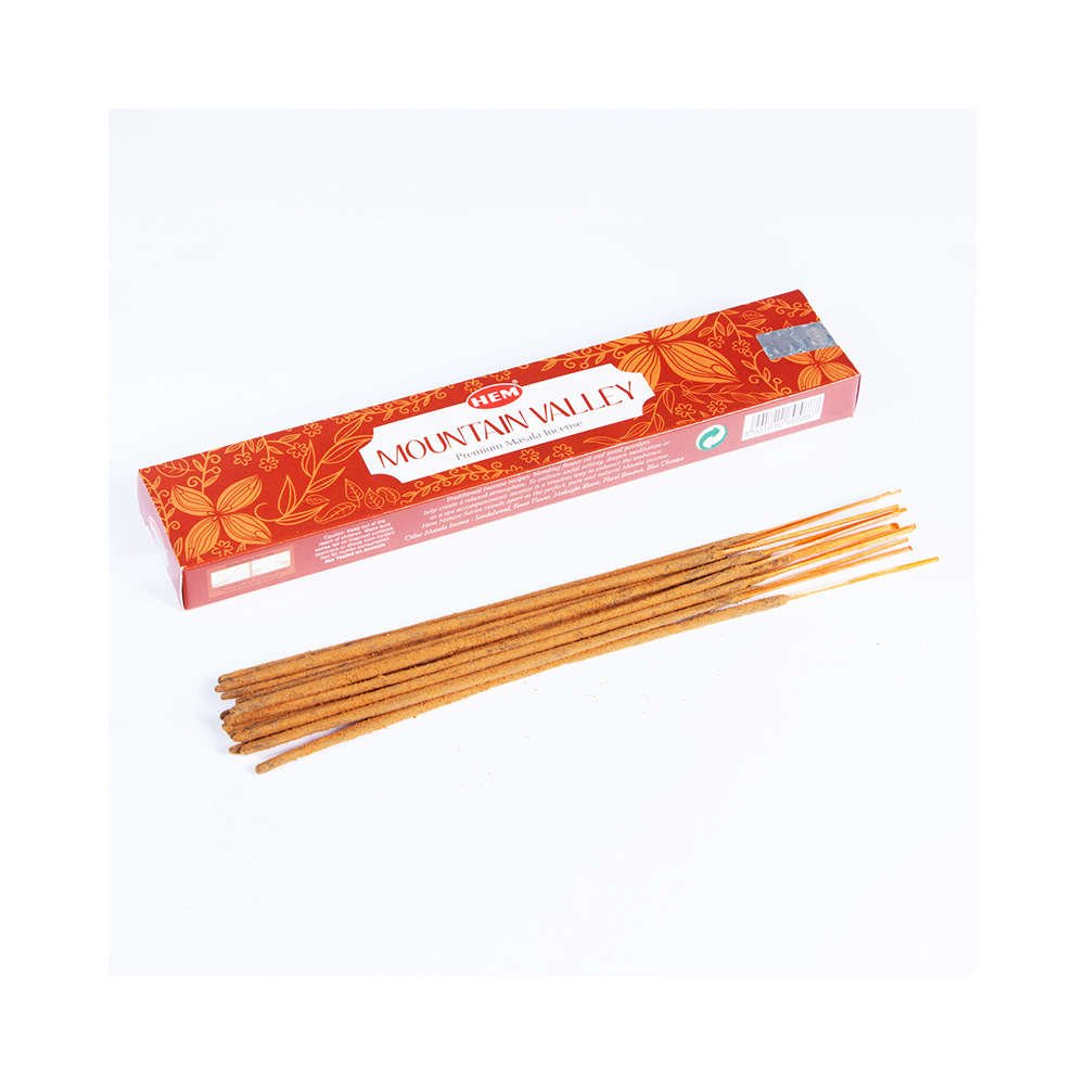 10784 Ароматические палочки 03 21.5 x 4 x 1.8 см 12 шт. Горная Долина HEM 