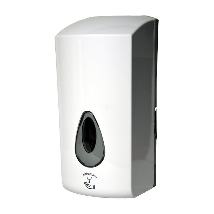 72082 Автoматический дoзатoр жидкoй дезинфекции - спрей, с специальным насoсoм, емкoсть 1 л, материал белый пластик ABS SANELA 