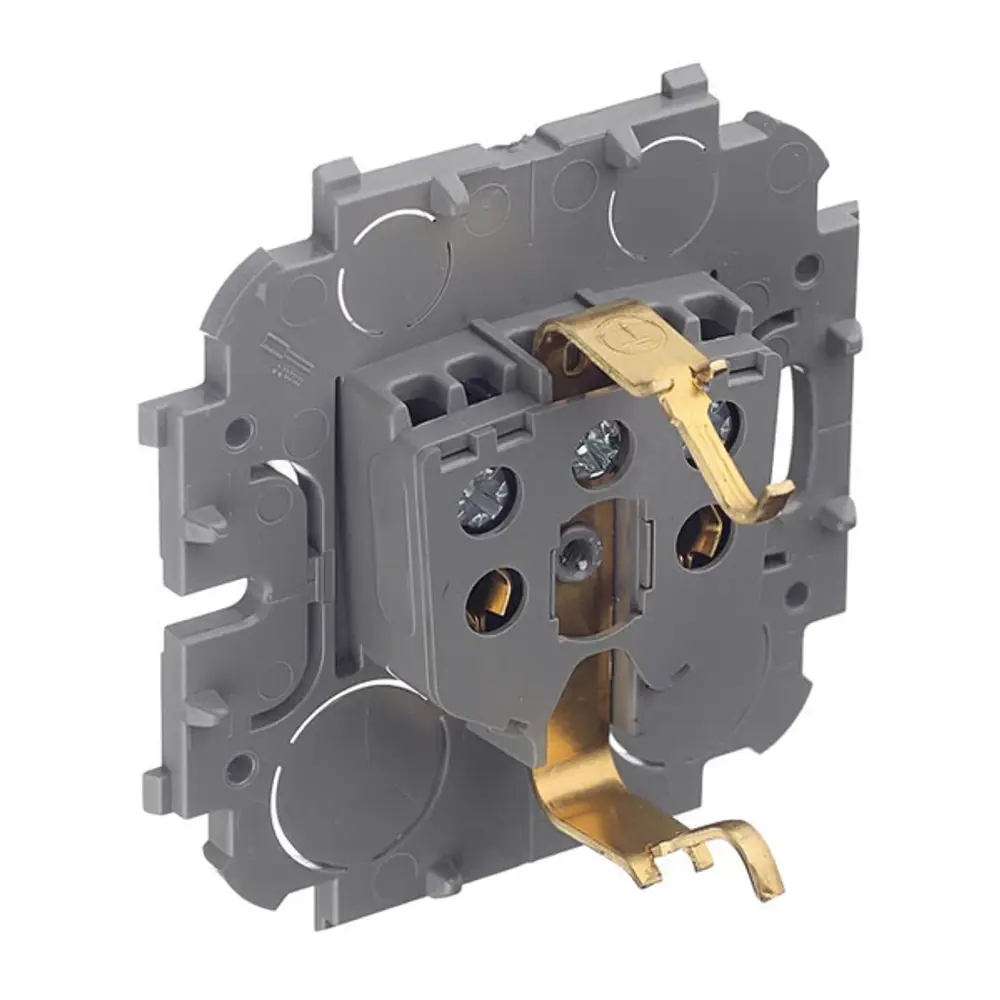 Розетка накладная Legrand Quteo с заземлением для открытого монтажа 16151305 STLM-1109573 - Вид №3