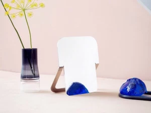 HIRO Настольное зеркало из нержавеющей стали