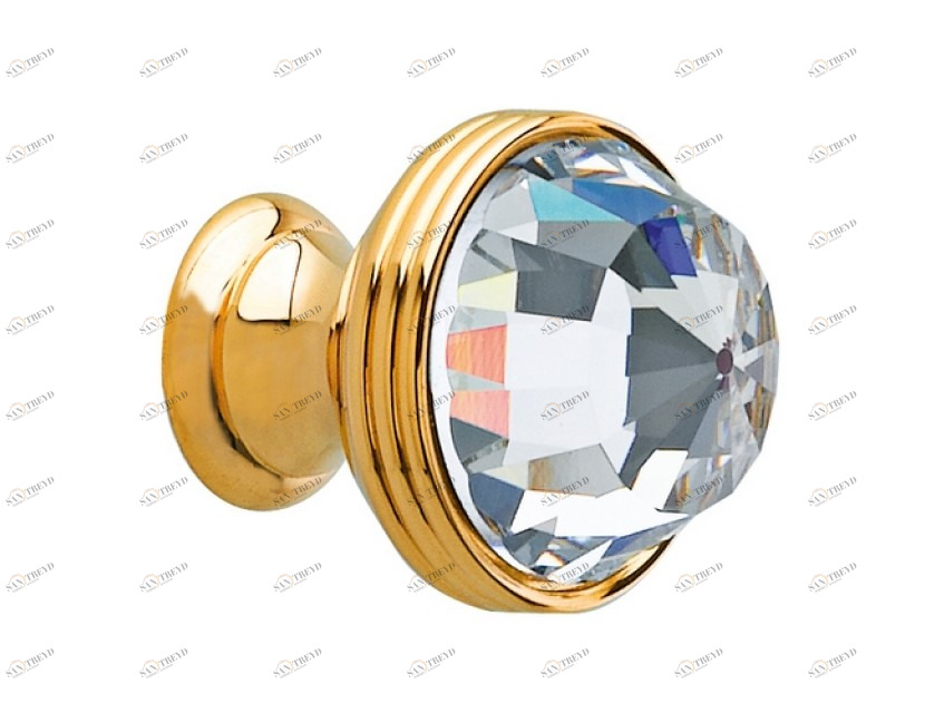 0Z5739.000.62 Ручка корпуса диаметром 23 мм с кристаллами сваровски Сатин никель Mestre 