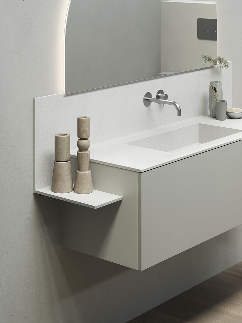 Шкаф для умывальника / полная мебель для ванной комнаты Rexa Interlude ARCH-00007551