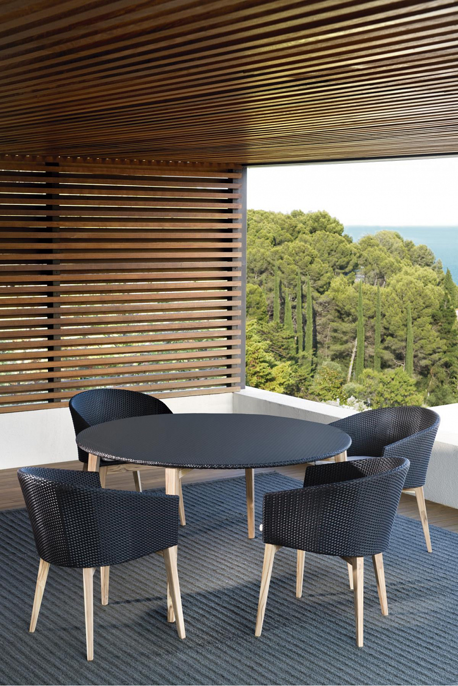 106738 Обеденный стол Ø 140 см Point Arc POINT1920 - Вид №1