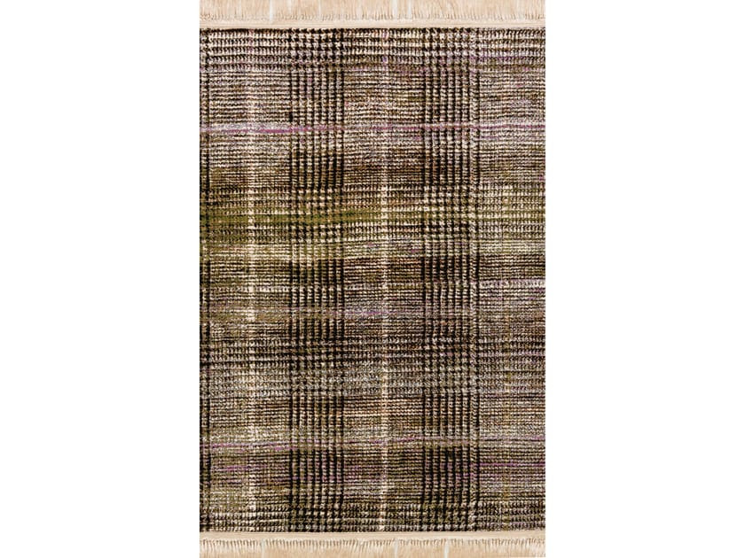 Полосатый Шелковый прямоугольный ковер Zollanvari PRINCE OF WALES COUTURE ARCH-00093079