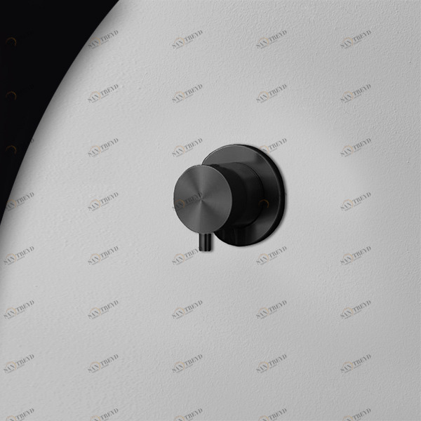 Смеситель для душа карбон Hiro Radomonte HIR8C