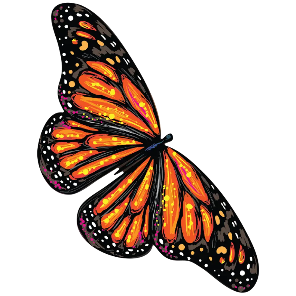 Наклейка «Бабочки садовые» 17х23 см Santreyd STLM-2121760 - Вид №1