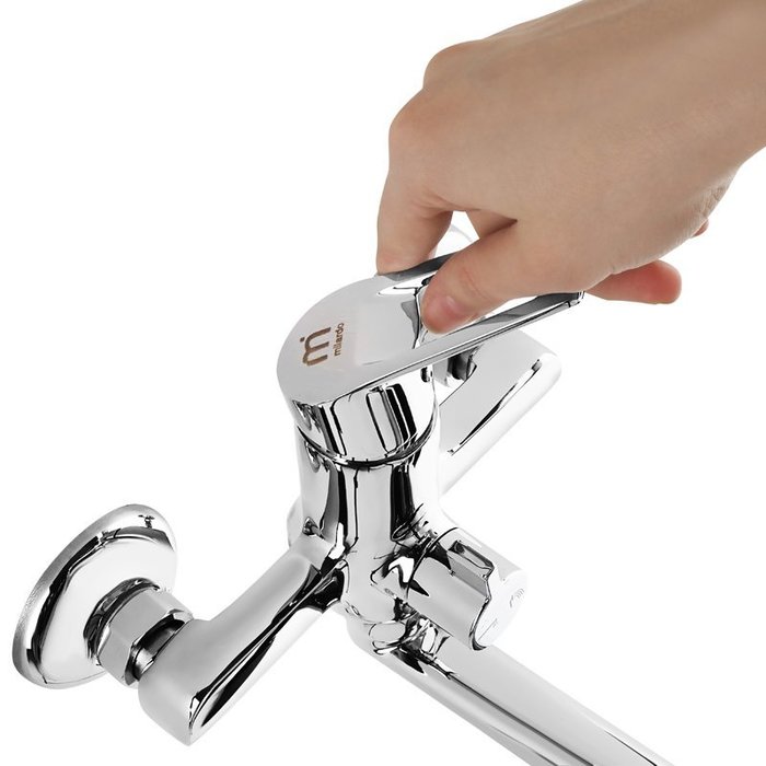 UKOSBLCM10 Milardo Ukon Смеситель для ванны с длинным изливом Ukon Россия  - Вид №1