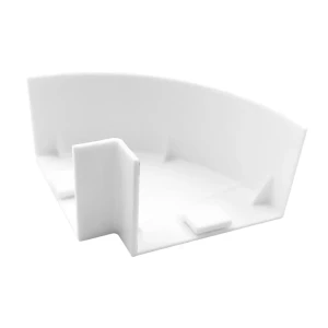 Поворот для кабель-канала Lexman КМП 40x25 мм цвет белый 4 шт. 88242087 STLM-2139798