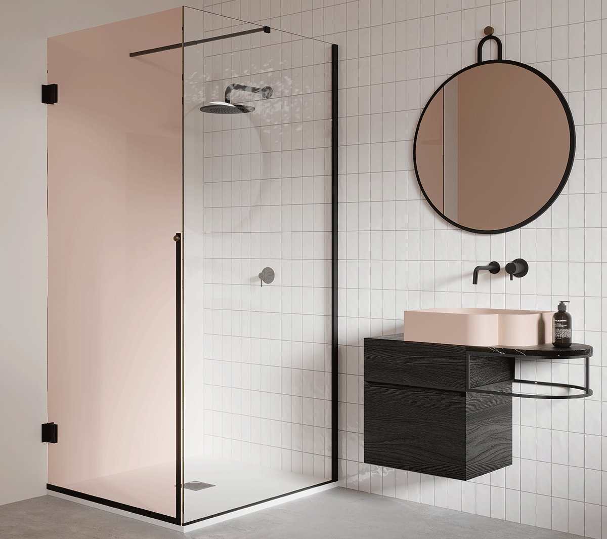 Ex.T SO20 SLEEK Душевая лейка с настенным держателем EXSO20SLNE+EXBRPSLNE - Вид №4