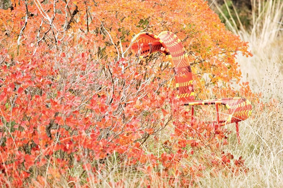 Стул из плетеной полиэтиленовой проволоки с высокой спинкой MOROSO M'afrique ARCH-00143465 - Вид №8