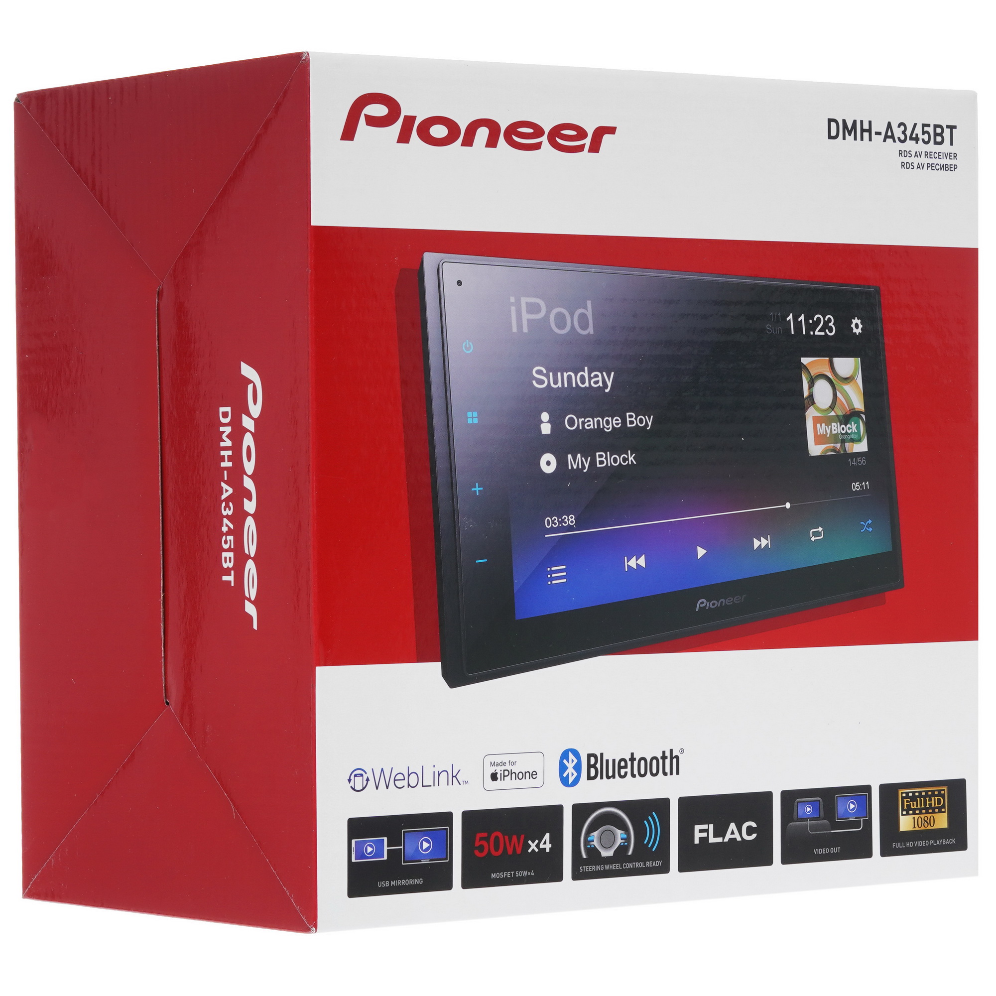 5088346 Автопроигрыватель Pioneer DMH-A345BT STDN-0069217 - Вид №7