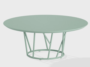 Алюминиевый круглый садовый столик