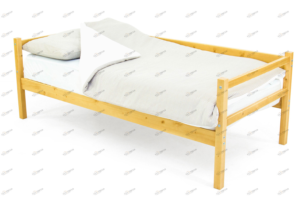 Детская кровать-тахта Svogen дерево БЕЛЬМАРКО  326815 Желтый Santreyd 