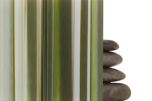 FSRT349 Стекло Vivispectra elements показано в конфигурации отражения с прослойкой изображения юкки и отделкой pearlex + Forms-surfaces