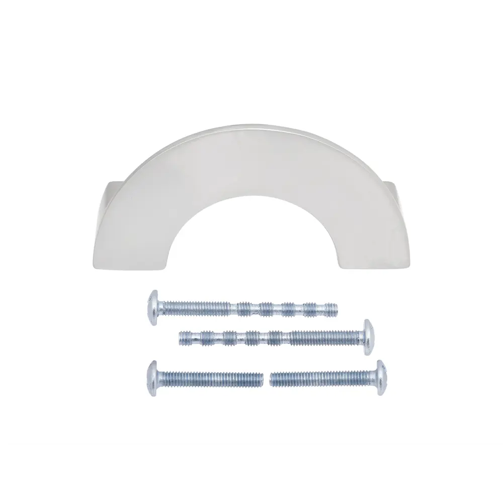 86899253 Ручка-скоба мебельная ЦАМ 64 мм цвет матовый хром STLM-1008663 PALLADIUM  - Вид №1