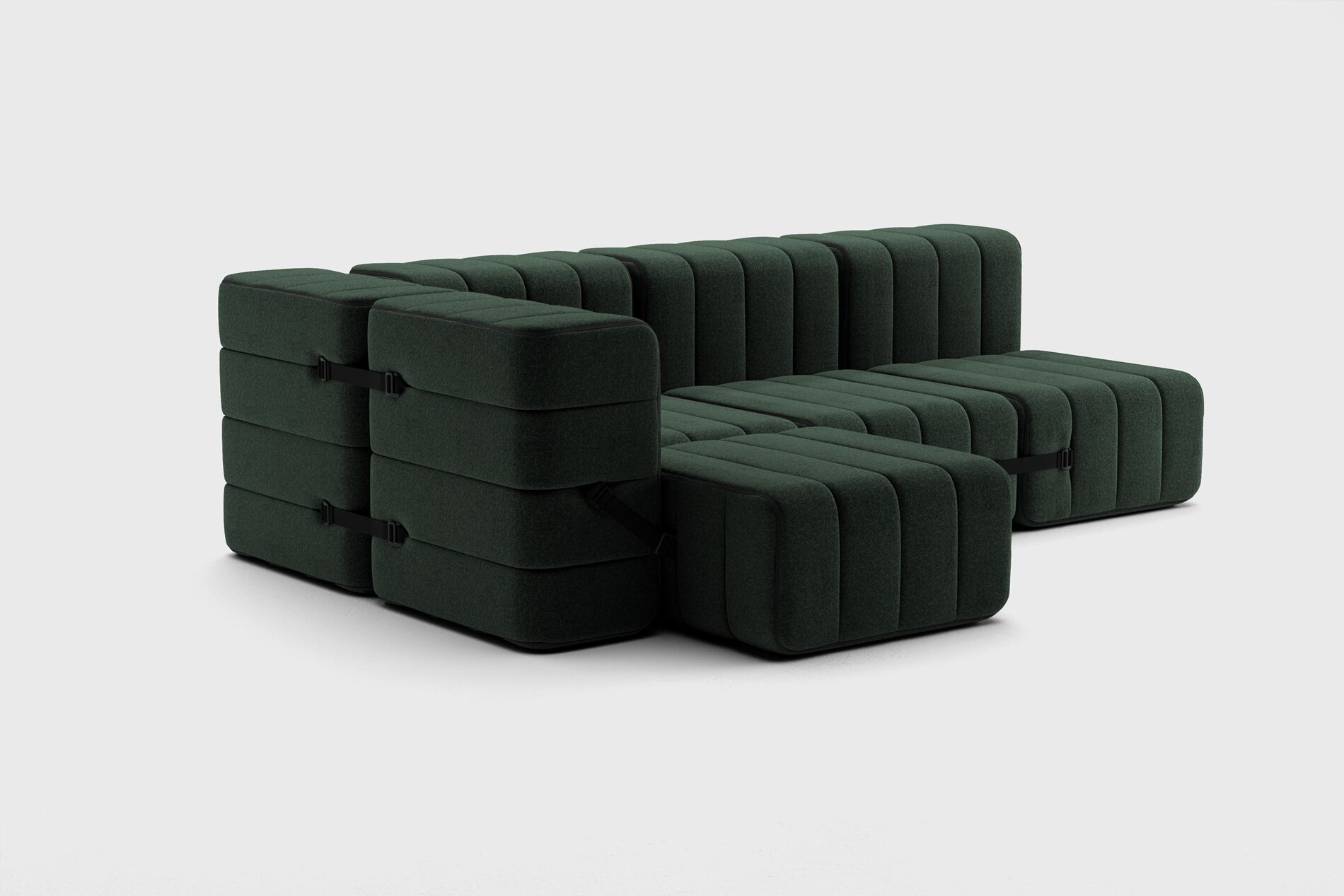 Модульный угловой диван из ткани AMBIVALENZ Curt ARCH-00061719 - Вид №43