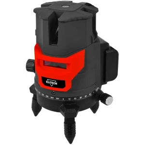 Лазерный уровень Elitech ПЛ 10-4В-ЗЕЛ с зеленым лучом, 25 м 89402254