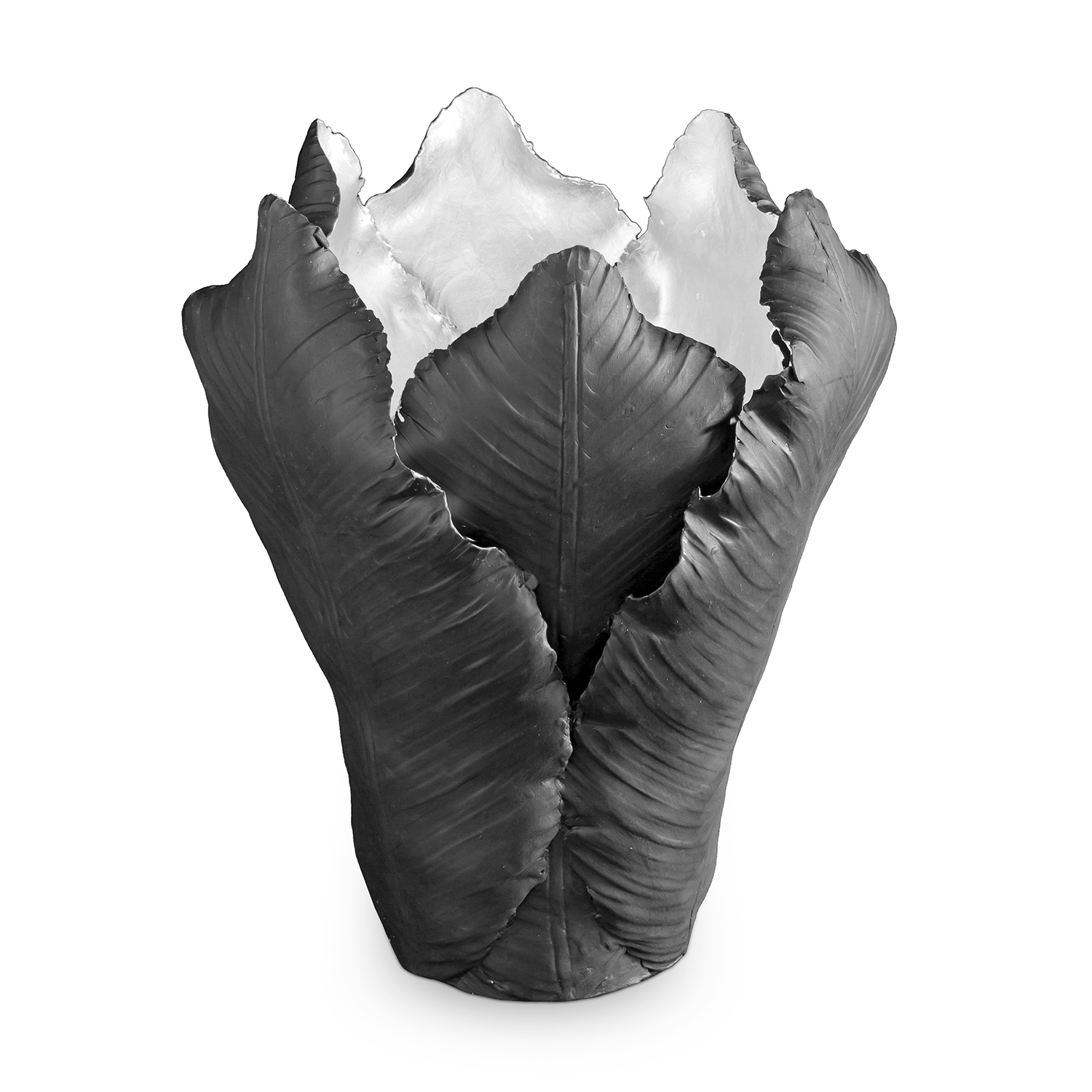 300054-93 ABHIKA ПОДСВЕЧНИК ТЮЛЬПАН BIG BLACK/GOLD  - Вид №3