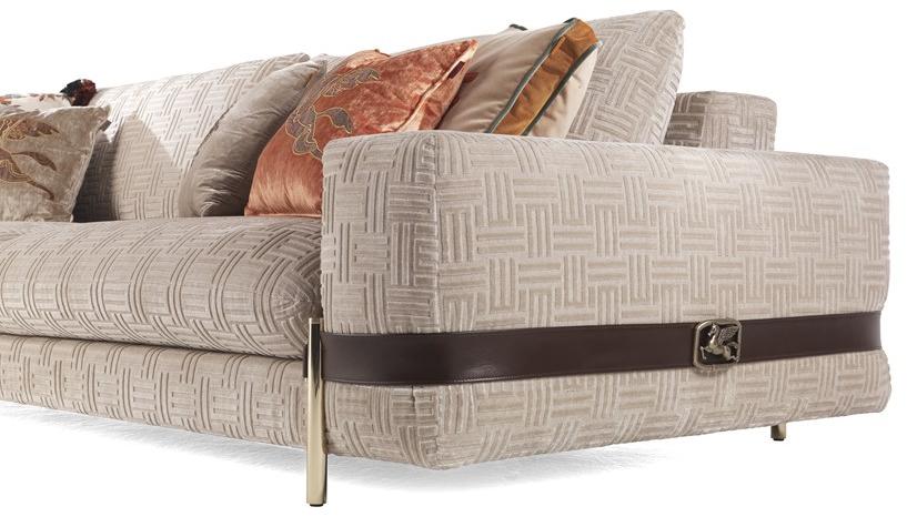 ETRO Home Interiors 3-х местный бархатный диван Madras E.mad.211.a - Вид №3