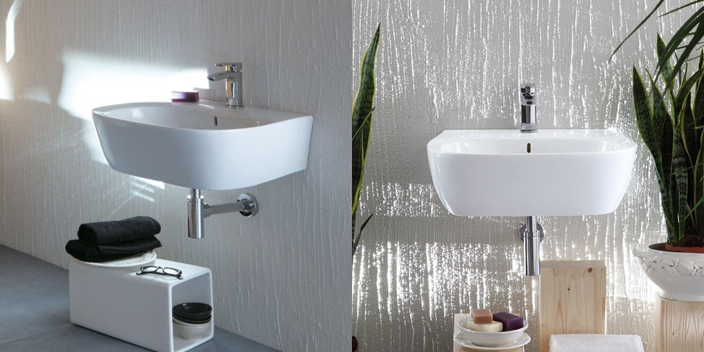 WG06050101 Подвесная раковина настенная овальная Disegno Ceramica  белая  - Вид №1