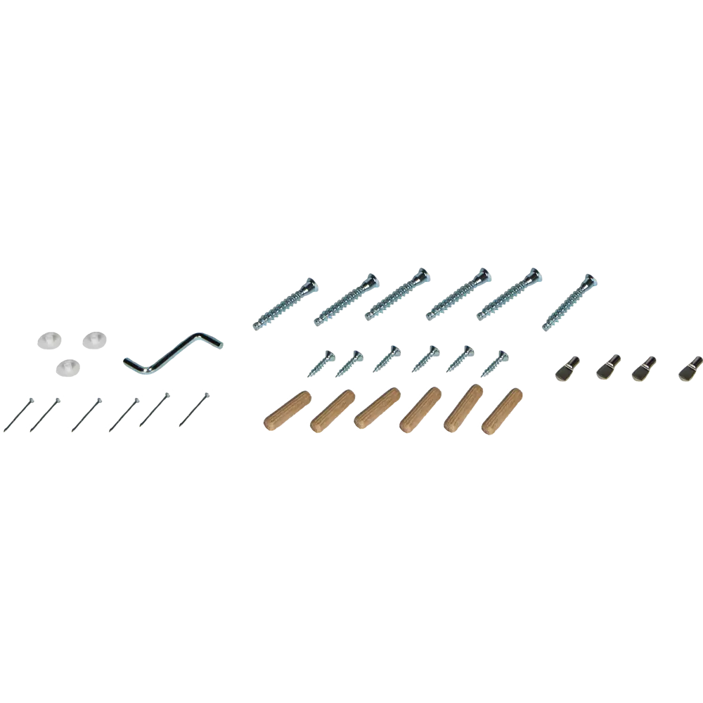 Каркас навесной угловой 60x92x60 см, ЛДСП, цвет белый DELINIA STLM-2032912 - Вид №3