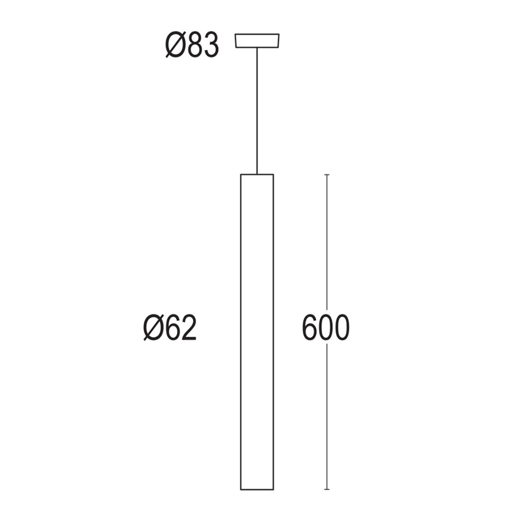 Stelo 1S 600 Ghidini Stelo S .01 Белый (Матовый)  - Вид №4