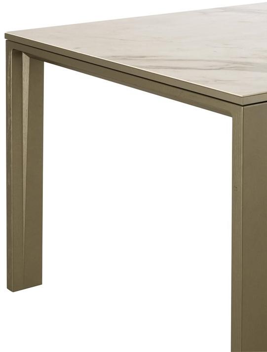 Ligne Roset Стол со столешницей из керамогранита под мрамор  005bfy1s  - Вид №2